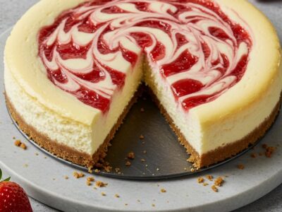 Cheesecake Fragola Swirl: la Ricetta Perfetta