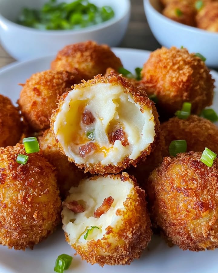 Bombe Patate Formaggio Bacon