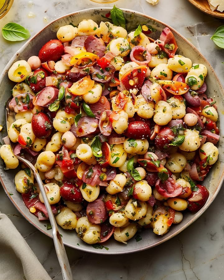 Gnocchi Insalata Antipasto