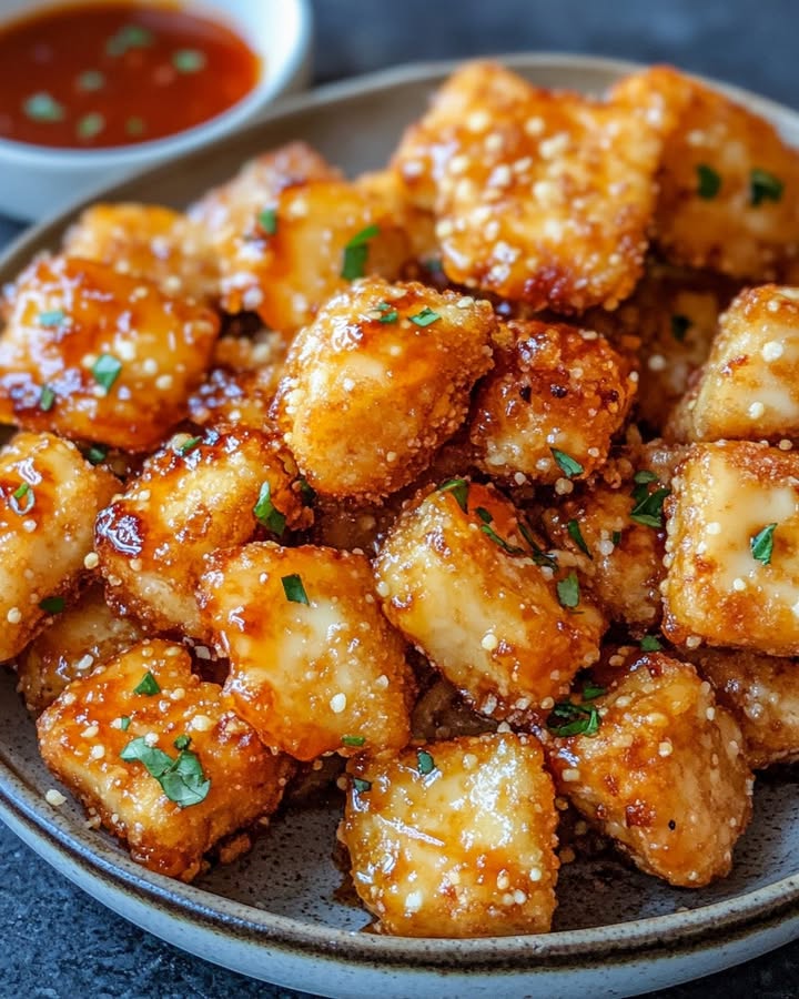 Halloumi Popcorn Piccante