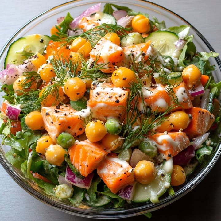 Insalata Salmone Salutare