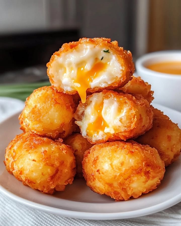 Tater Tots Formaggiati Croccanti
