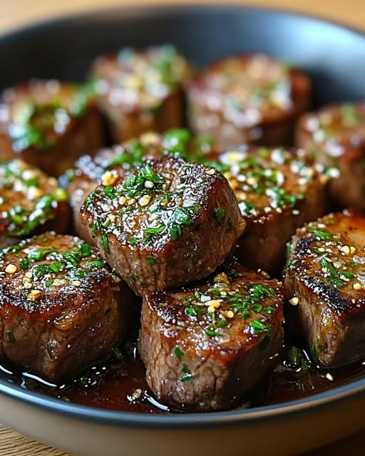 Bocconcini di Manzo Aglio