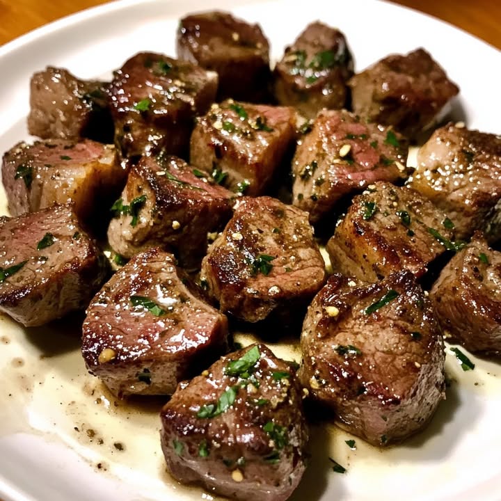 Bocconcini di Manzo Aglio