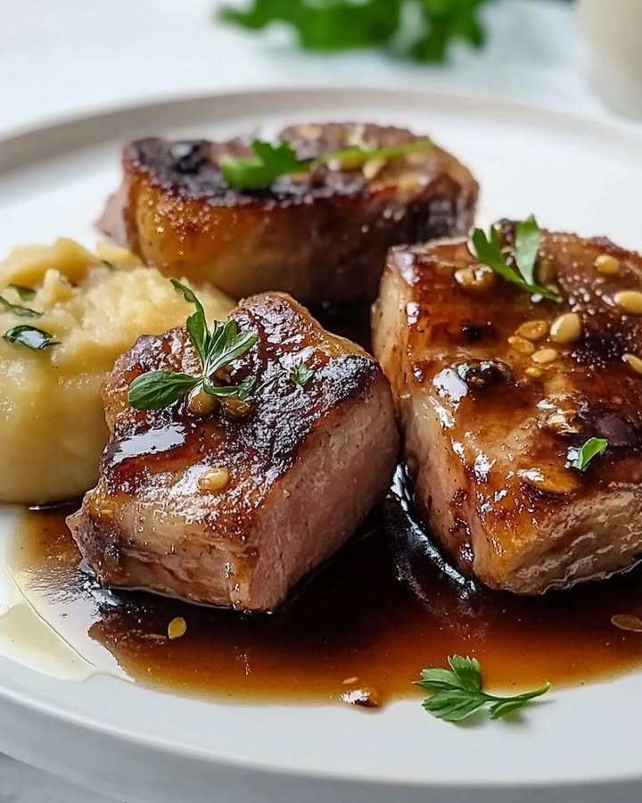 Côtelettes Miele Aglio