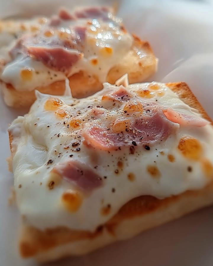 Croque-Monsieur Chevre Lardons