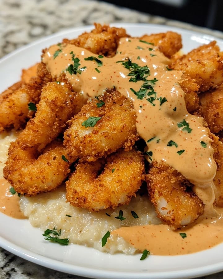 Gamberi Croccanti e Crema