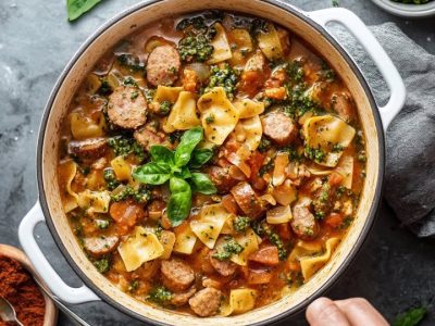 Minestrone Salsiccia Pesto: Ricetta Autentica e Saporita