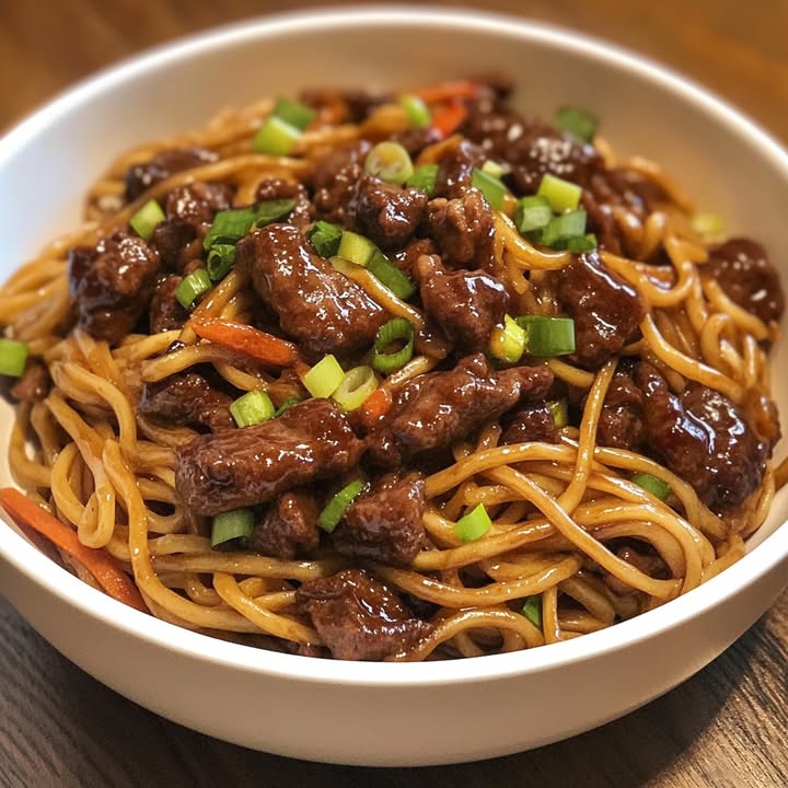 Noodles Mongoliani Appiccicosi