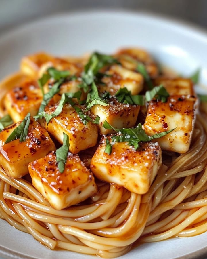 Pasta Halloumi Piccante