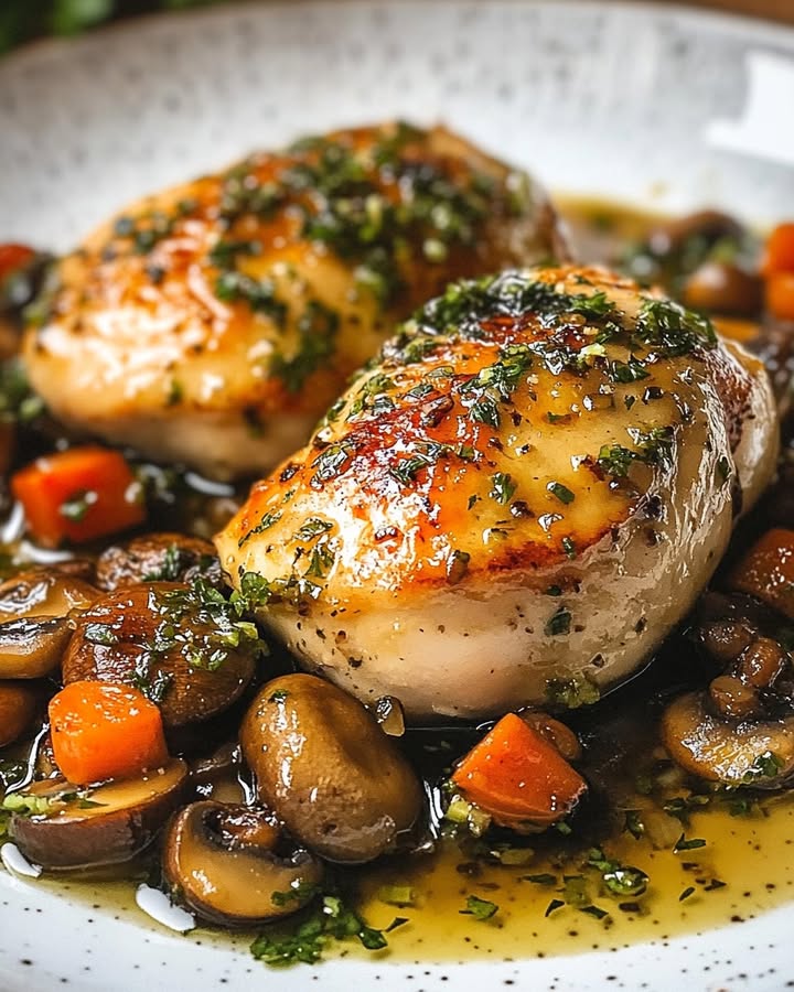 Pollo Cacciatore Funghi