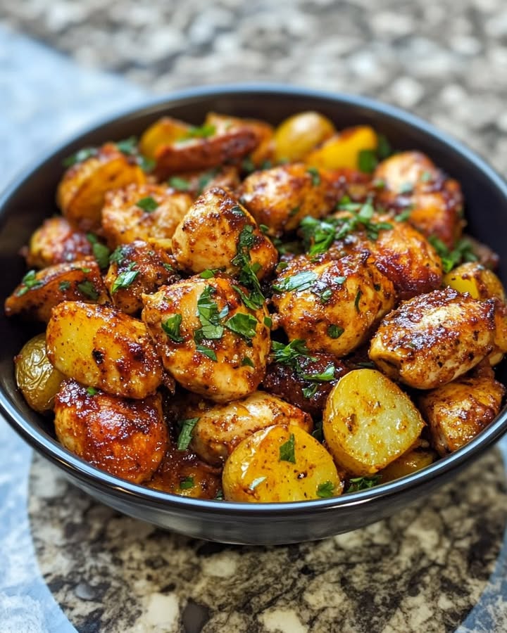 Pollo Cajun Patate