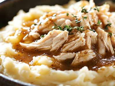 Pollo Sfilacciato con Purè: Ricetta Facile e Saporita