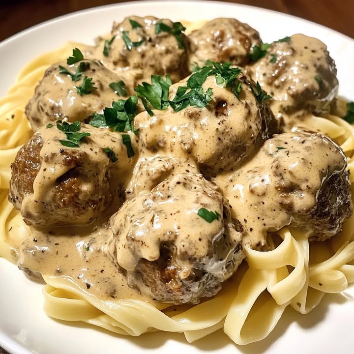 Polpette Stroganoff di Manzo
