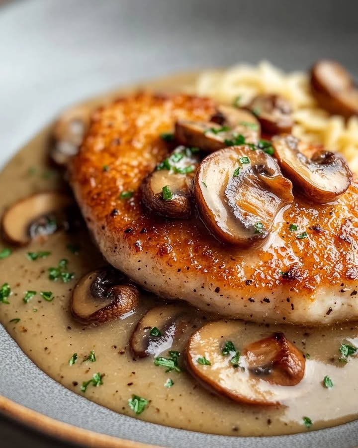 Scaloppine Funghi Cremosa