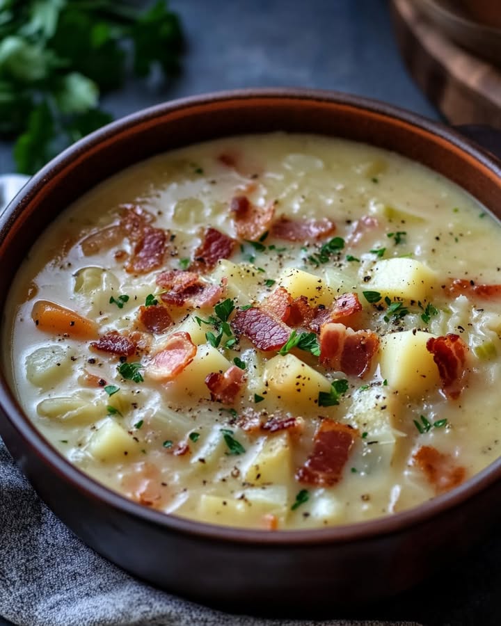 Zuppa Bacon Cavolo Patate