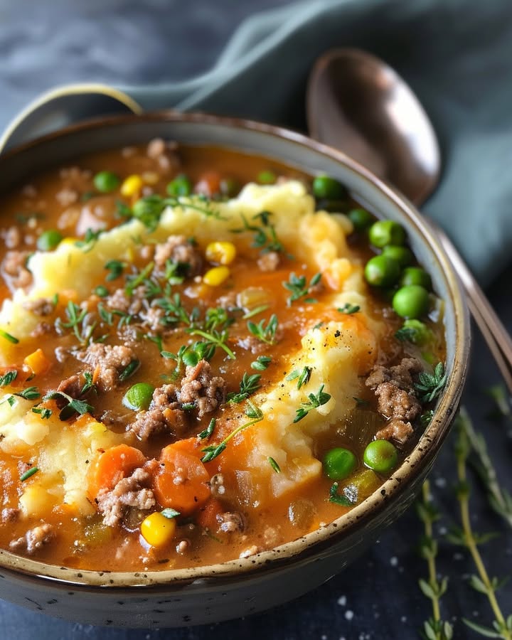 Zuppa di Shepherd's Pie