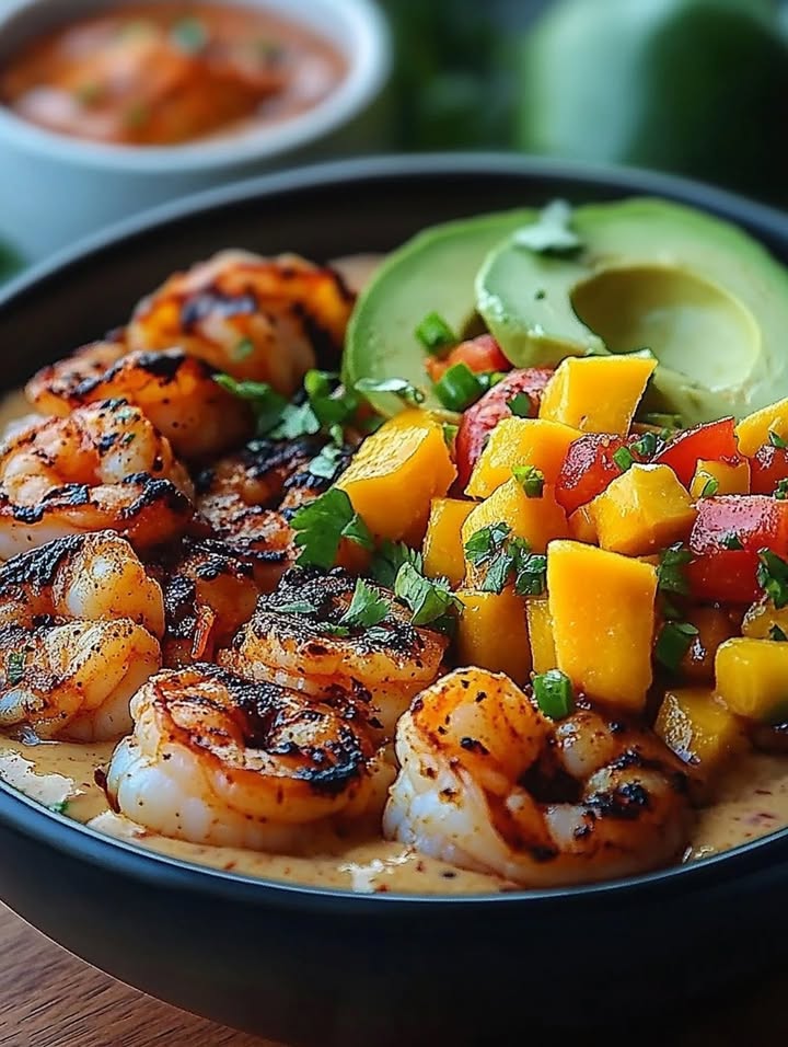 Gamberi Avocado Mango