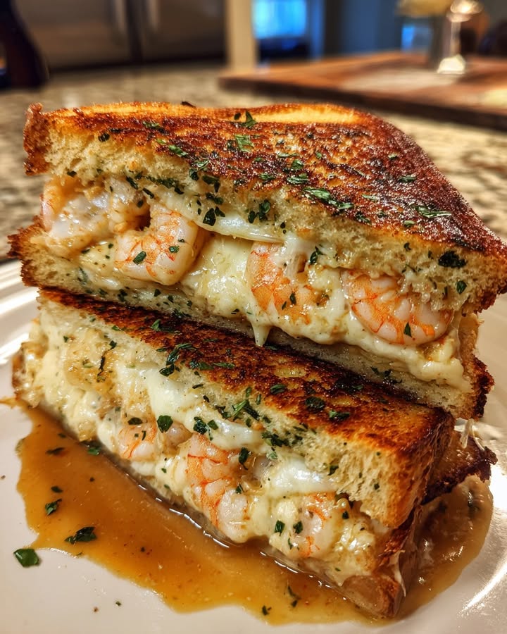 Gamberi Formaggio Aglio