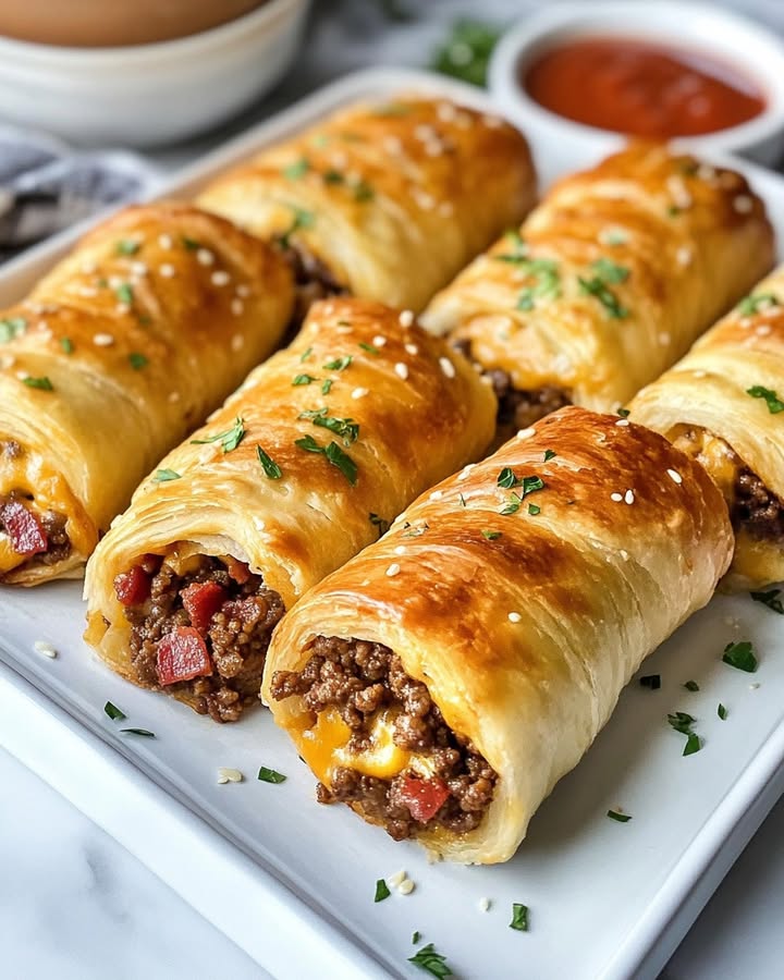 Rollups Cheeseburger Aglio