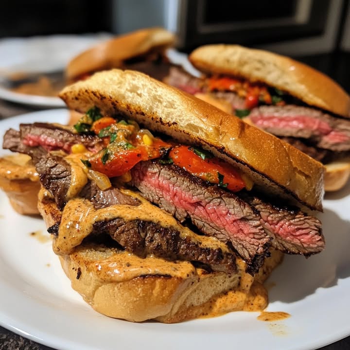 Sandwich Cajun Steak