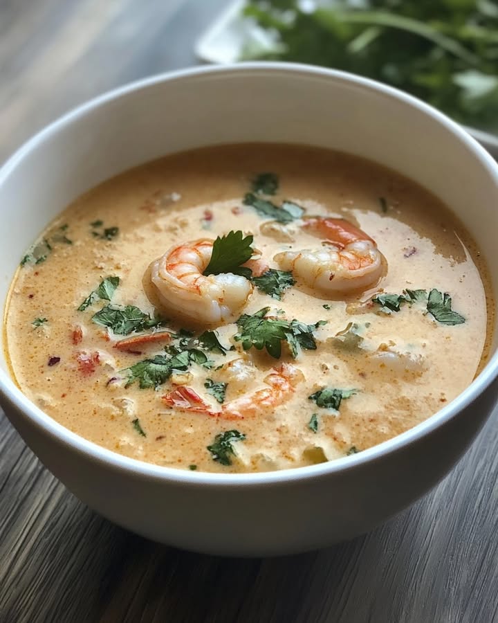 Zuppa Gamberi Piccanti