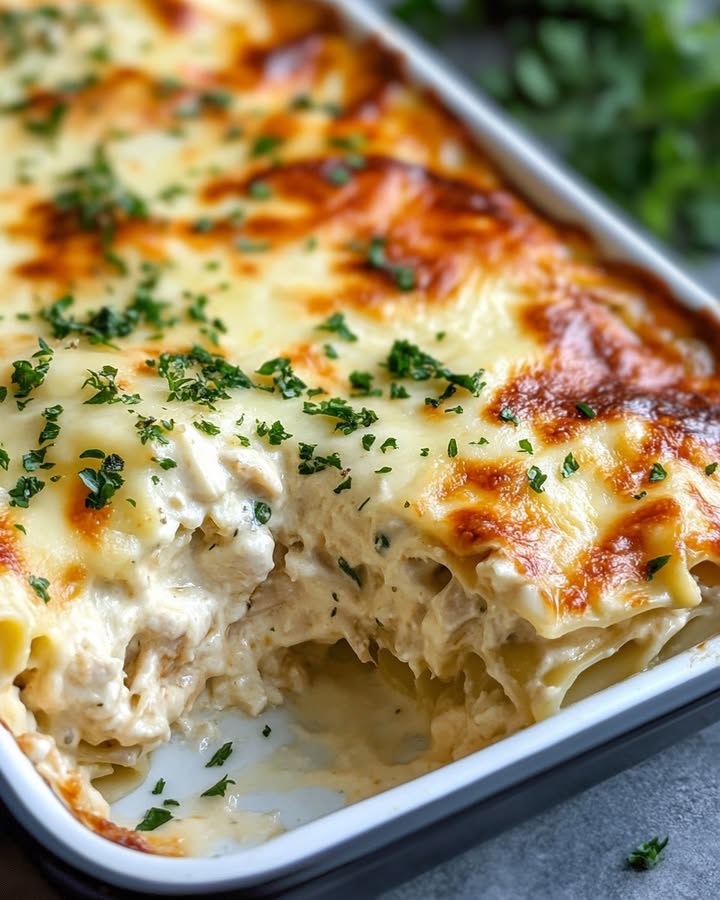 Lasagna Pollo Cremosa
