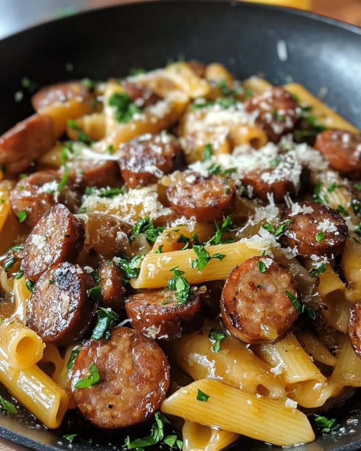 Pasta Salsiccia Miele Aglio