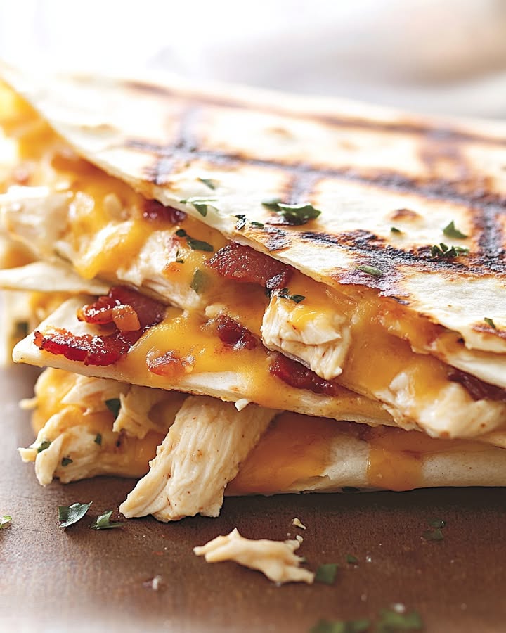 Quesadillas Bacon Ranch