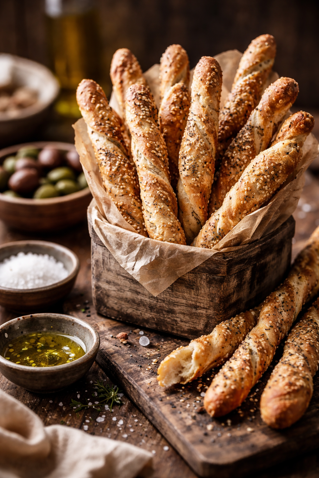 grissini con lievito madre