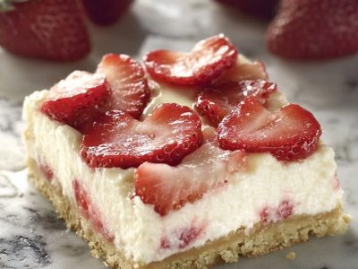 Barrette Cheesecake Fragola: Delizia Fresca e Saporita Per Feste Eleganti