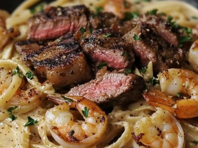 Bistecca Gamberetti Alfredo: Ricetta Facile e Deliziosa