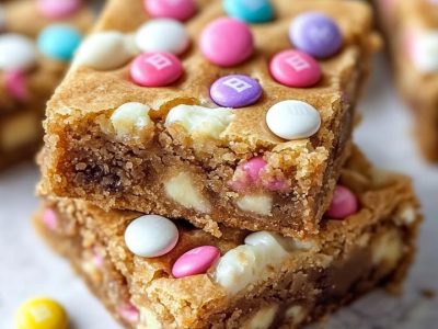 Blondies Pasquali Colorati: Dolce Primaverile Irresistibile