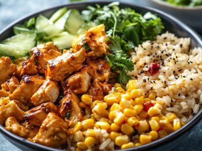 Bowl di Pollo Corn: Ricetta Messicana Saporita e Facile