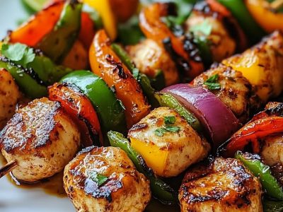 Brochette Pollo Gamberi: Antipasto Saporito e Colorato